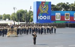 В Баку прошел военный парад по случаю 100 летия Вооруженных сил Азербайджана