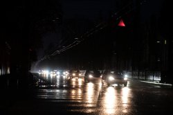 Киев погрузился в темноту.