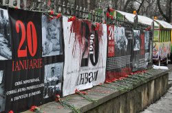 В КИШИНЕВЕ СОСТОЯЛСЯ МИТИНГ, ПОСВЯЩЕННЫЙ 25-Й ГОДОВЩИНЕ ТРАГЕДИИ 20 ЯНВАРЯ - ФОТОСЕССИЯ