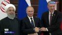 В Сочи президенты России, Турции и Ирана собрались на саммит по сирийскому урегулированию. 